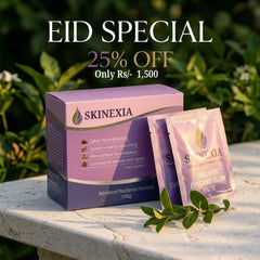 SKINEXIA Organic Instant Glow Brightening Pack - 10 Sachets
