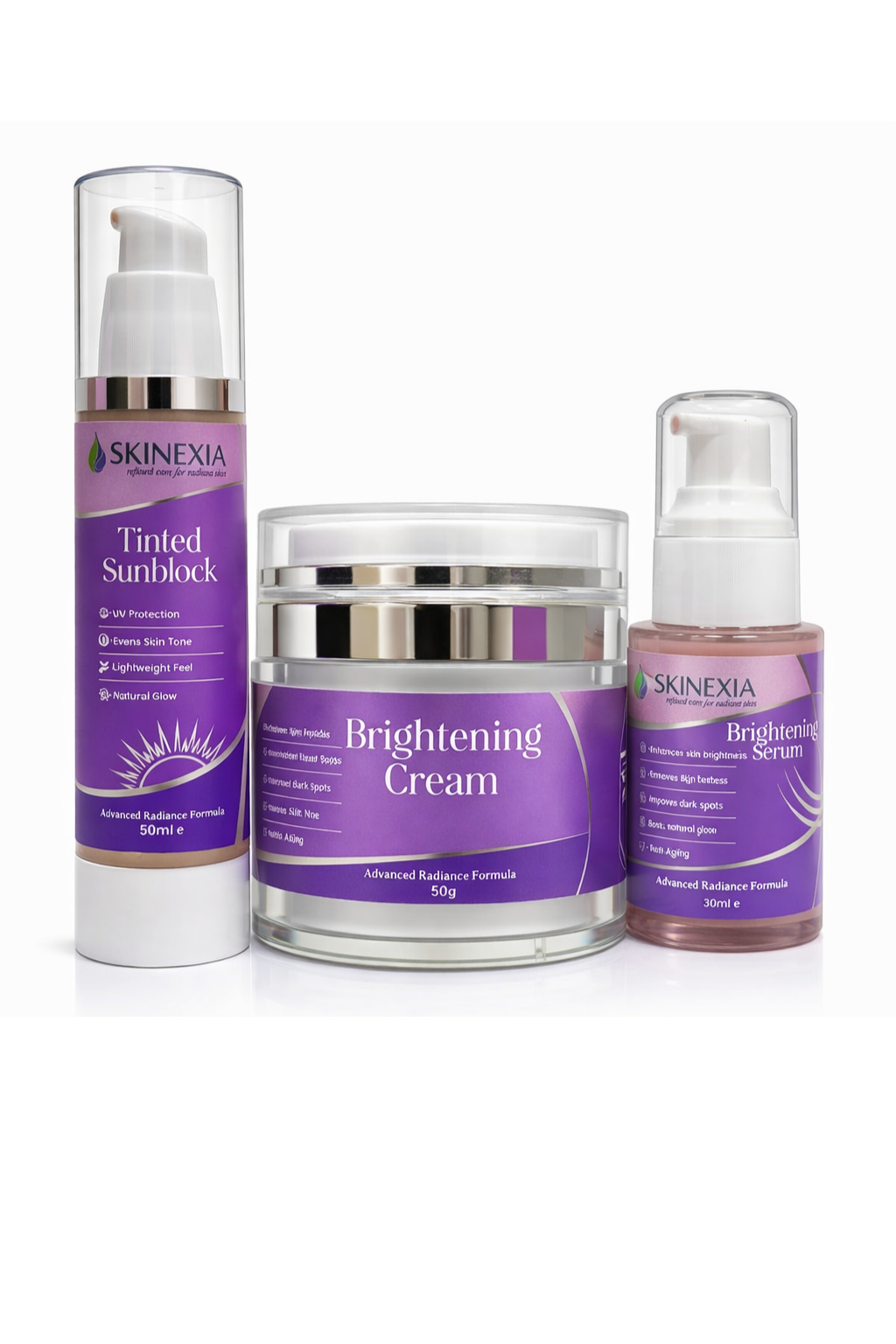 Skinexia Ramadan Bundle | Sunblock + Brightening Cream + Serum